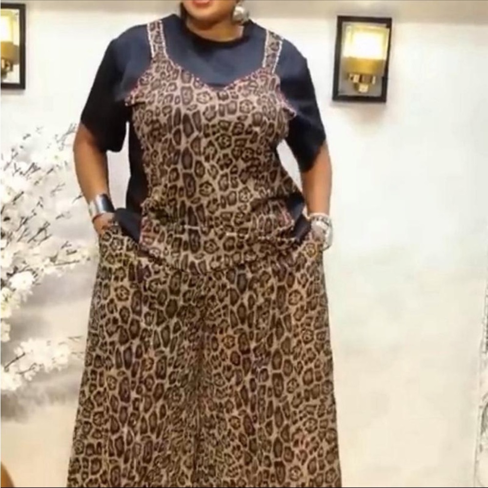 Leopard Print Jumpsuit